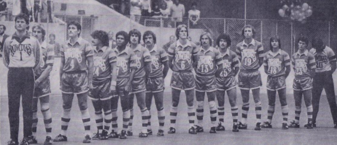 Fanion Vintage Tampa Bay Rowdies Années 1970 - NASL Soccer - 29 Pouces - Feutre - Original